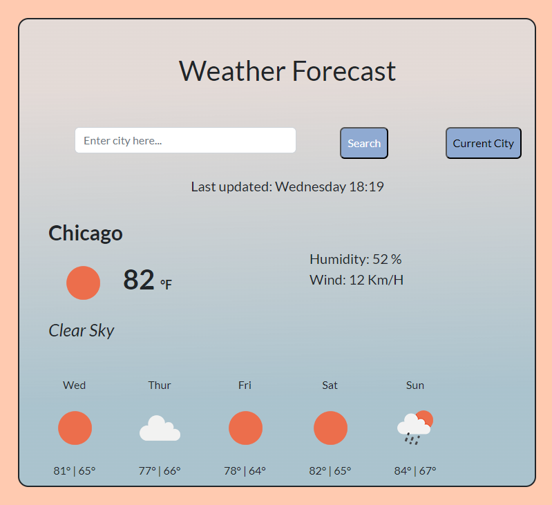 Weather App Project